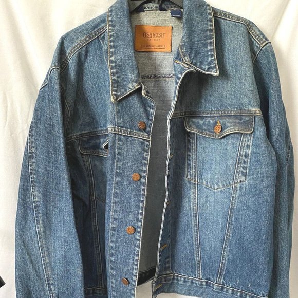 OshKosh Other - Vintage Blue Denim OshKosh Chore Railroad X-Large Selvedge Jean Jacket
